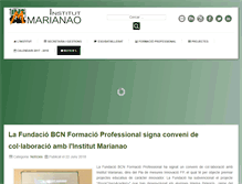 Tablet Screenshot of institutmarianao.com